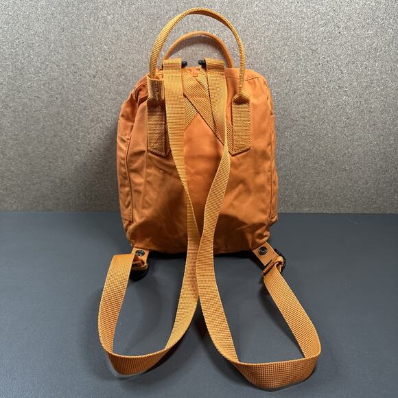 Fjallraven Kanken Mini Backpack Spicy Orange 5-Pocket Everyday Outdoor Pack - Picture 4 of 15
